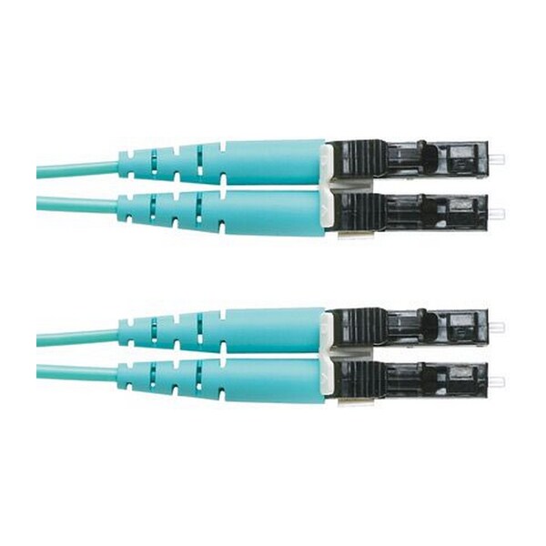 Panduit OM3 2-F 1.6MM PATCHCORD RISER, LC-LC DUPLEX AQUA 12M, FX2ERLNLNSNM012 FX2ERLNLNSNM012